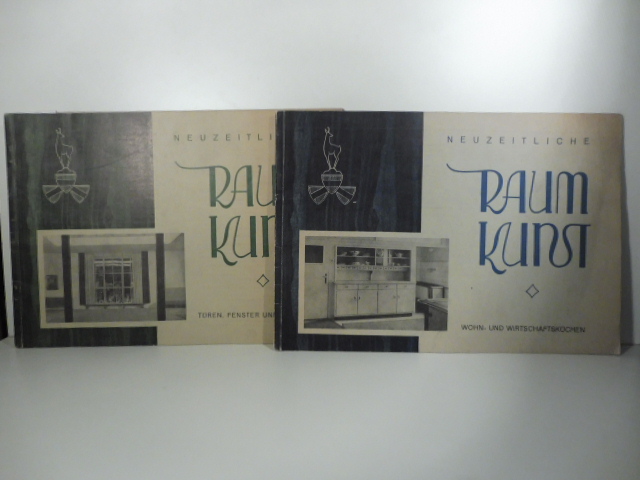 Neuzeitliche Raumkunst. Turen, fenster und treppen; Wohn und wirtschaftskuchen. Due …