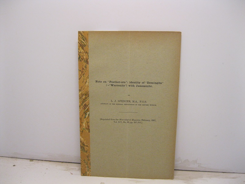 Note on 'Feather-ore': identify of 'Domingite' (= Warrenite) with Jamesonite