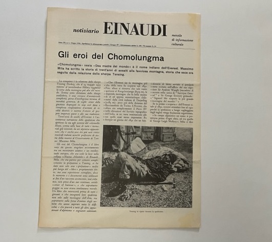 Notiziario Einaudi. Mensile di informazione culturale, anno III, n. 6, …