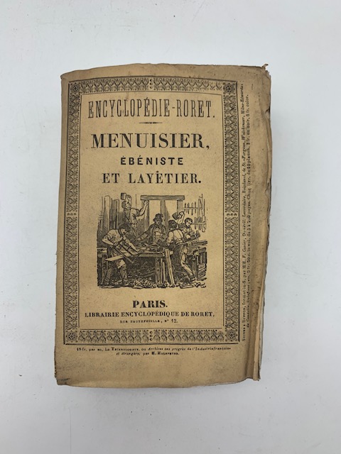 Nouveau manuel complet du menuisier, de l'ebeniste, du layetier. Tome …