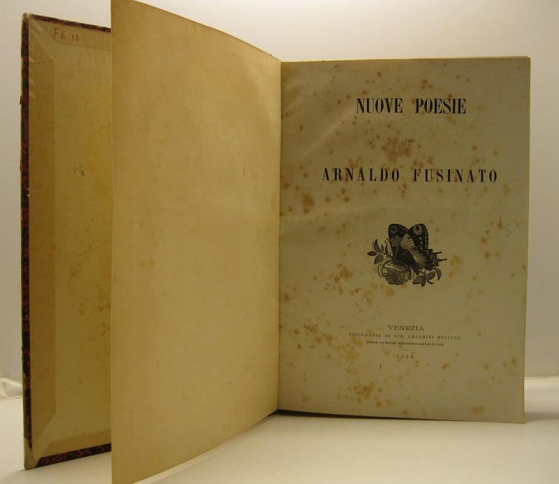 Nuove poesie di Arnaldo Fusinato