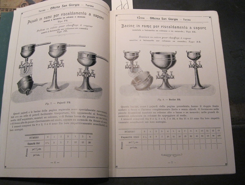 Officina San Giorgio, Torino. Catalogo generale degli apparecchi e macchine …