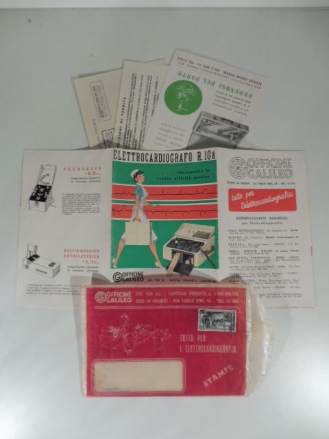 Officine Galileo. Tutto per l'elettrocardiografia. Pieghevole pubblicitario