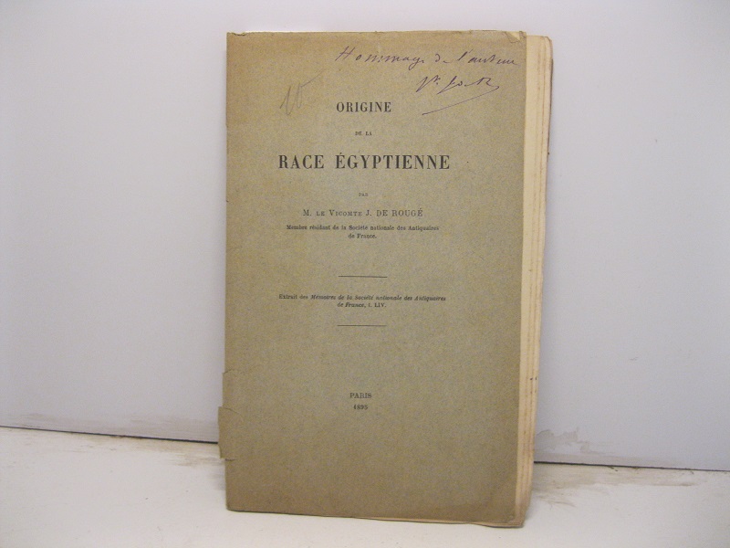 Origine de la race e'gyptienne par M. le vicomte J. …