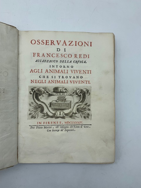 Osservazioni.intorno agli animali viventi che si trovano negli animali viventi