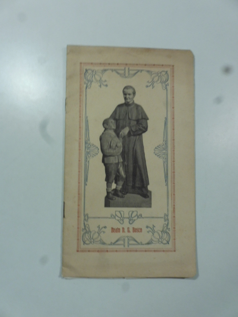 P. Cristoforo Sala ex allievo del Beato D. Bosco in …