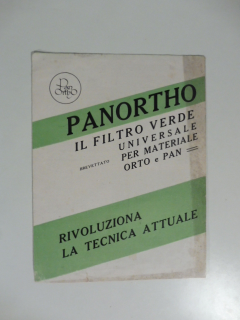 Panortho. Il filtro verde universale per materiale Orto e Pan. …
