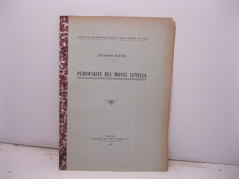 Perowskite del monte Lunella