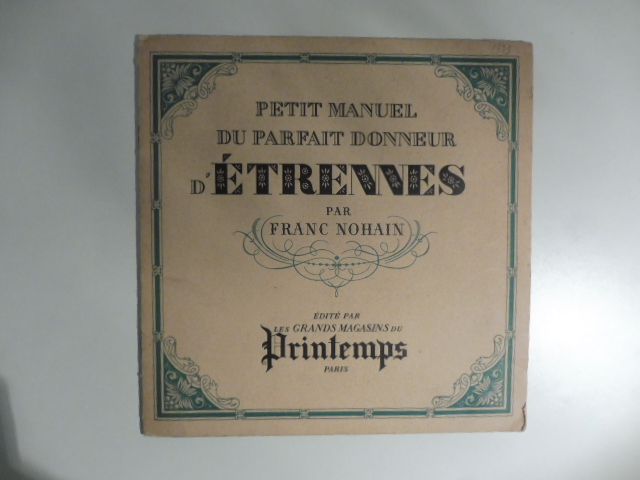 Petit manuel du parfait donneur d'etrennes