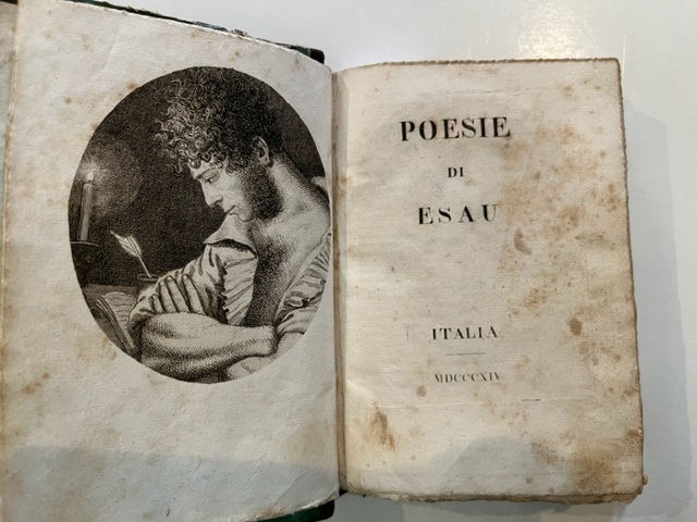 Poesie di Esau LEG. CON Al eminentissimo legato Spina. Memoriale …