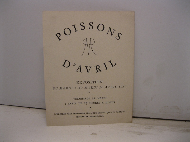 Poissons d'avril. Exposition du mardi 3 au mardi 24 avril …