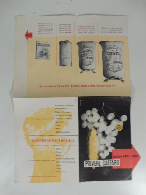 Polvere Caffaro. Guida per l'uso. Pieghevole pubblicitario
