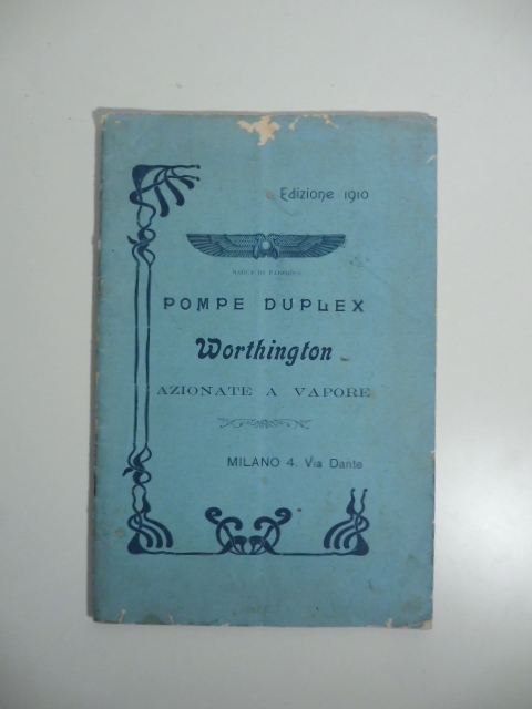 Pompe Duplex Worthington azionate a vapore