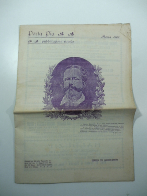 Porta Pia. Pubblicazione ricordo, Roma 1907