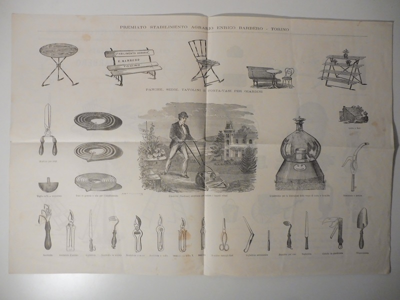 Premiato stabilimento agrario Enrico Barbero (Torino). Strumenti ed attrezzi per …