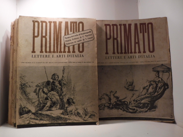 Primato. Lettere e arti d'Italia. Rivista diretta da Giuseppe Bottai …