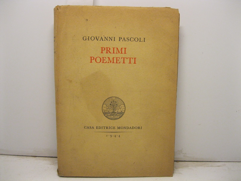 Primi poemetti.