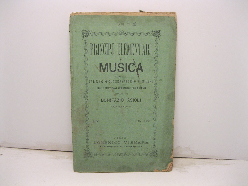 Principii elementari di musica adottati dall'I. R. Conservatorio di Milano …