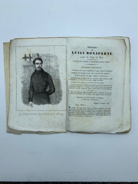 Processo di Luigi Bonaparte avanti la corte dei pari. Attentato …