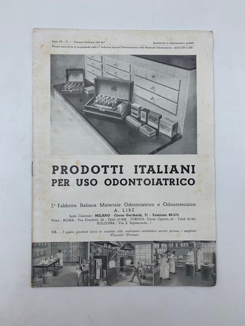 Prodotti italiani per uso odontoiatrico. Fabbrica italiana Materiale Odontoiatrico Libe'
