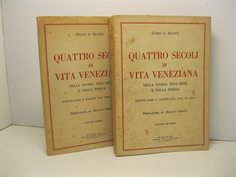 Quattro secoli di vita veneziana nella storia dell'arte e nella …