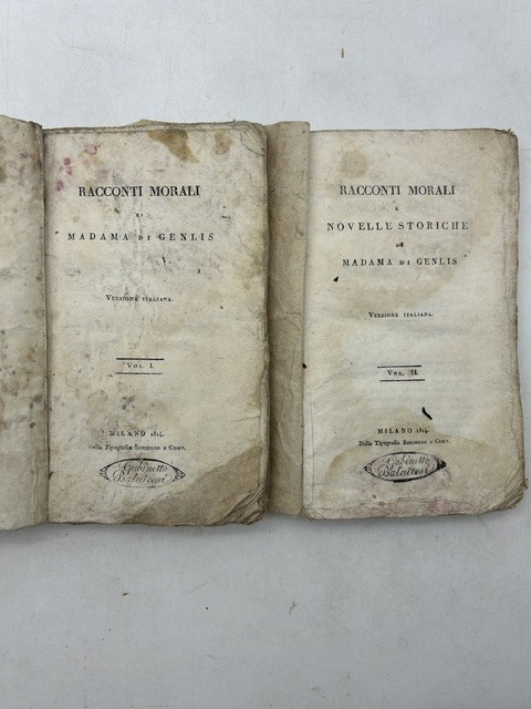 Racconti morali e novelle storiche ... Versione italiana. Volume I …