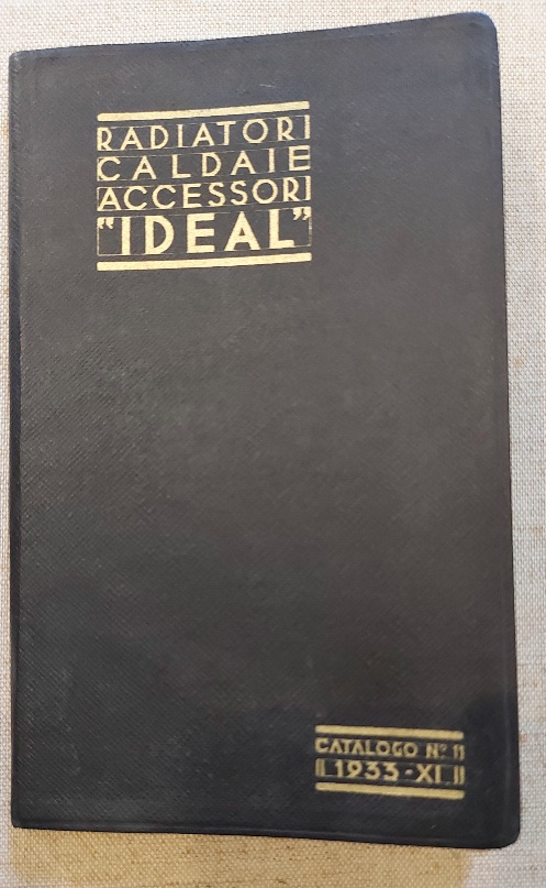 Radiatori, caldaie, accessori Ideal. Catalogo 1933