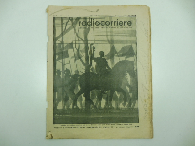 Radiocorriere. Settimanale dell'Ente Italiano audizioni radiofoniche, anno IX, n. 44