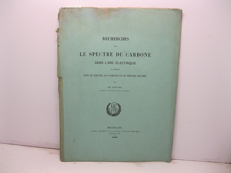 Recherches sur le spectre du carbone dans l'arc electrique en …