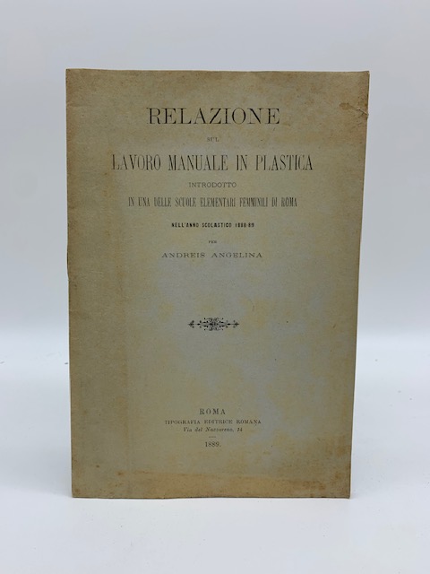 Relazione sul lavoro manuale in plastica introdotto in una delle …