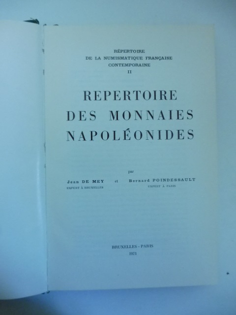 Repertoire des monnaies napoleonides