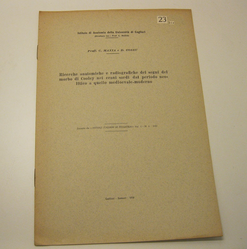 Ricerche anatomiche e radiografiche dei segni del morbo di Cooley …