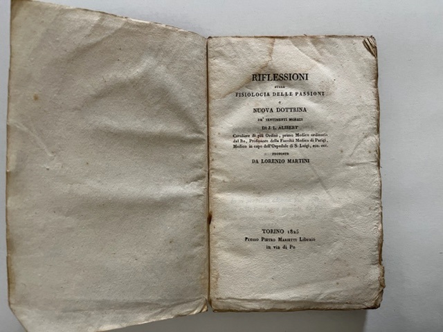 Riflessioni sulla fisiologia delle passioni e nuova dottrina de' sentimenti …