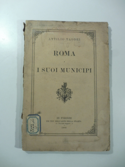 Roma e i suoi municipi. Studi di diritto romano