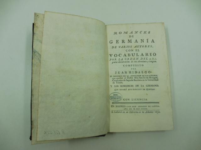 Romances de germania de varios autores con el vocabulario por …