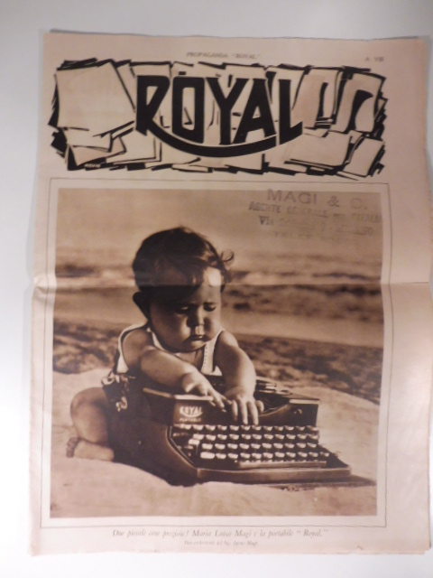 Royal macchine da scrivere. Rivista di propaganda e pubblicita'
