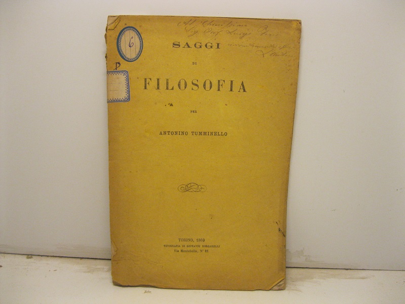 Saggi di filosofia