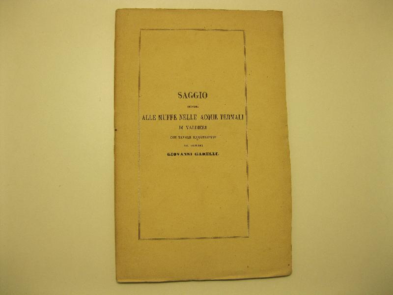 Saggio intorno alle muffe nelle acque termali di Valdieri con …