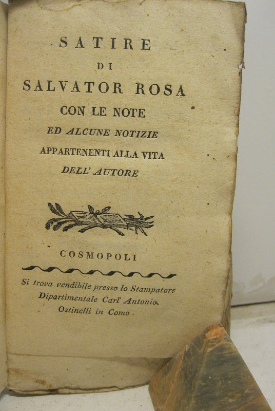 Satire di Salvator Rosa, con le note ed alcune notizie …