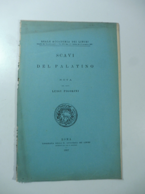 Scavi del Palatino. Nota