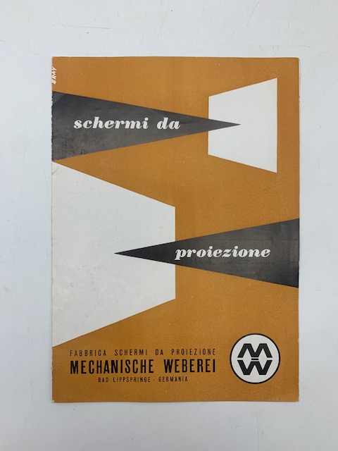 Schermi da proiezione. Fabbrica scherni di proiezione Mechanische Weberei Bad …