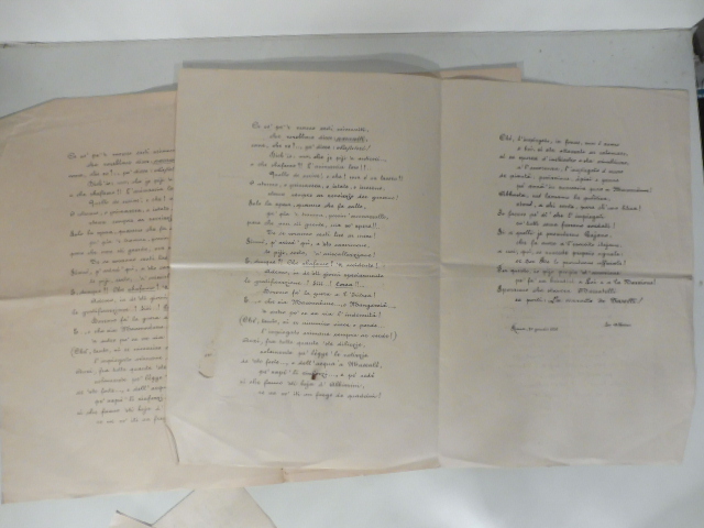 Scherzo in versi romaneschi all'ottimo Sig. Cav. Re Vittorio Emanuele. …