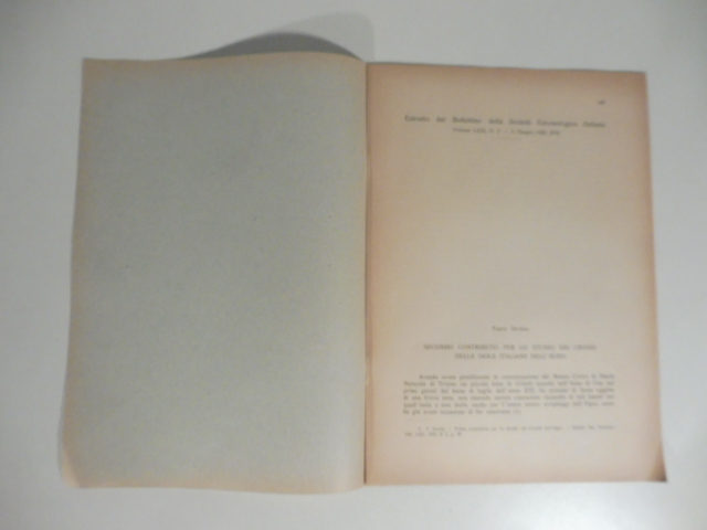 Secondo contributo per lo studio dei crisidi delle isole italiane …