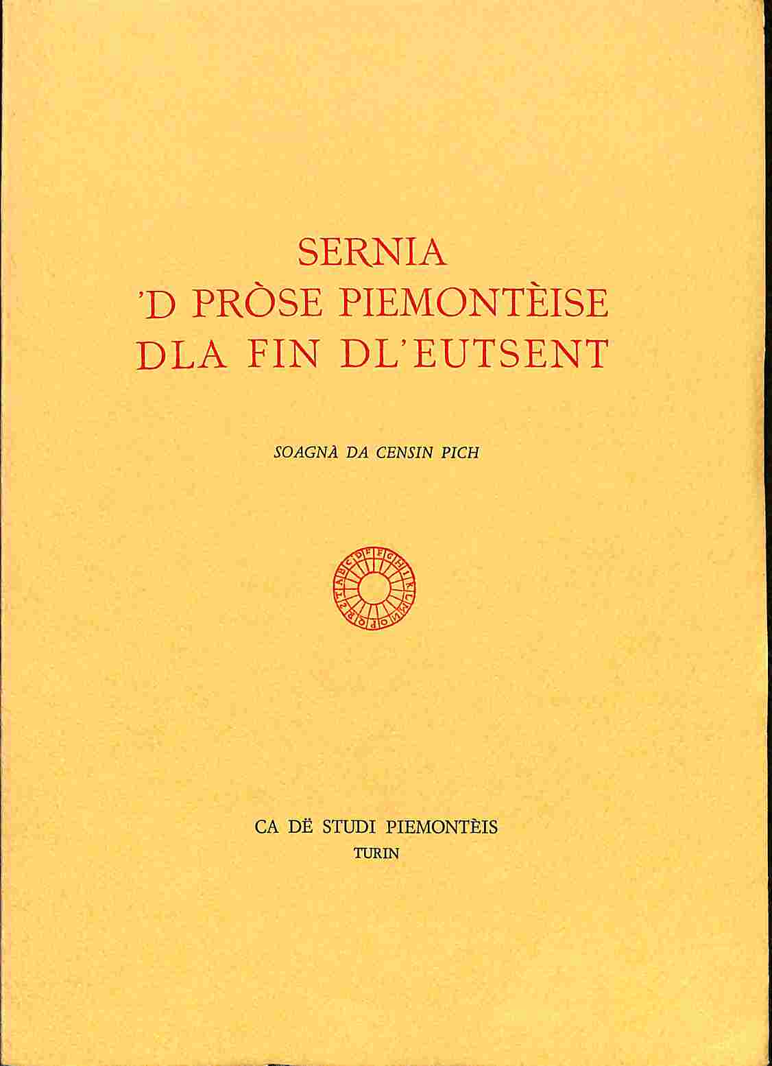 Sernia 's prose piemonteise dla fin dl'eutsent