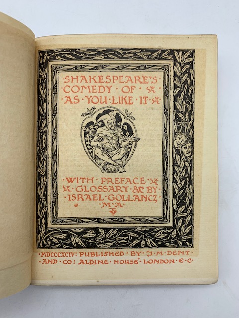 Shakespeare's Comedy of As you like it with Preface, Glossary …