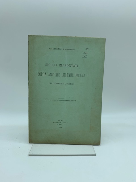 Sigilli improntati sopra antiche lucerne fittili del territorio atestino