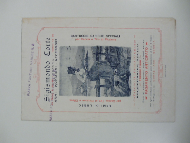 Sigismondo Corte, armi, munizioni, accessori, armi di lusso.