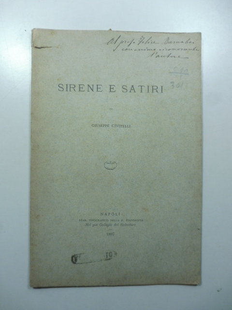 Sirene e satiri