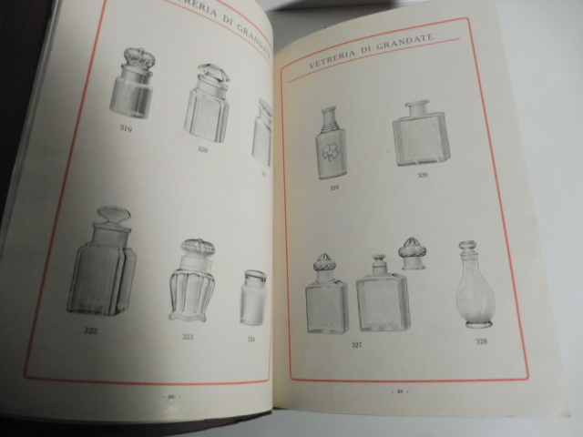 Societa' anonima vetreria di Grandate. Articoli per profumeria