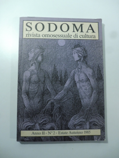 Sodoma rivista omosessuale di cultura. Anno II - n. 2